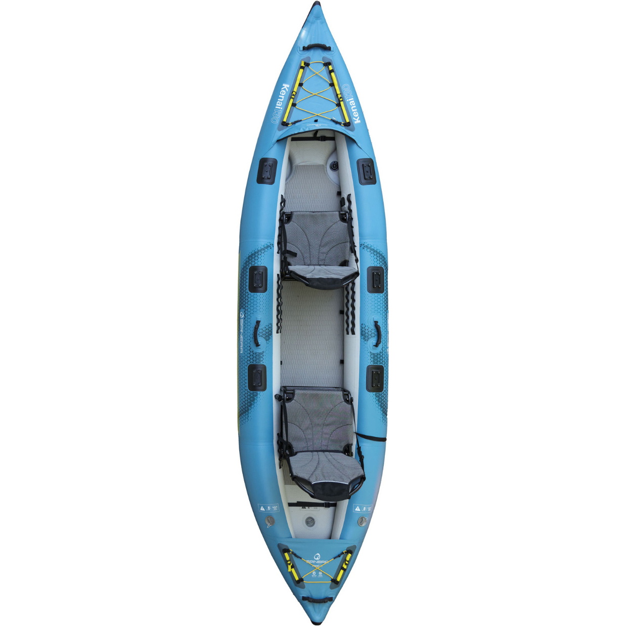 2026 Spinera Kenai Fishing 130 - 2-personers Kajakpakke SP-K-KEN-130 - Blue